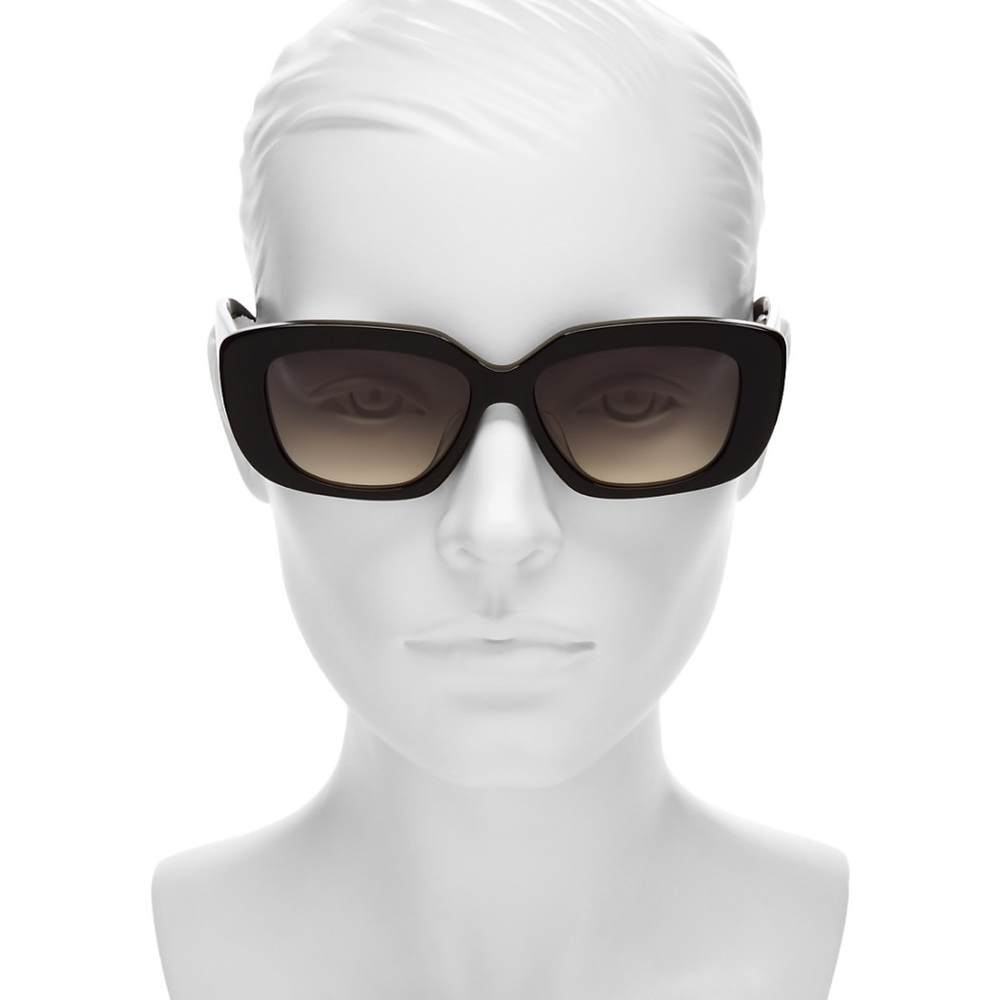 Celine Triomphe Rectangular 55mm black/brown gradient